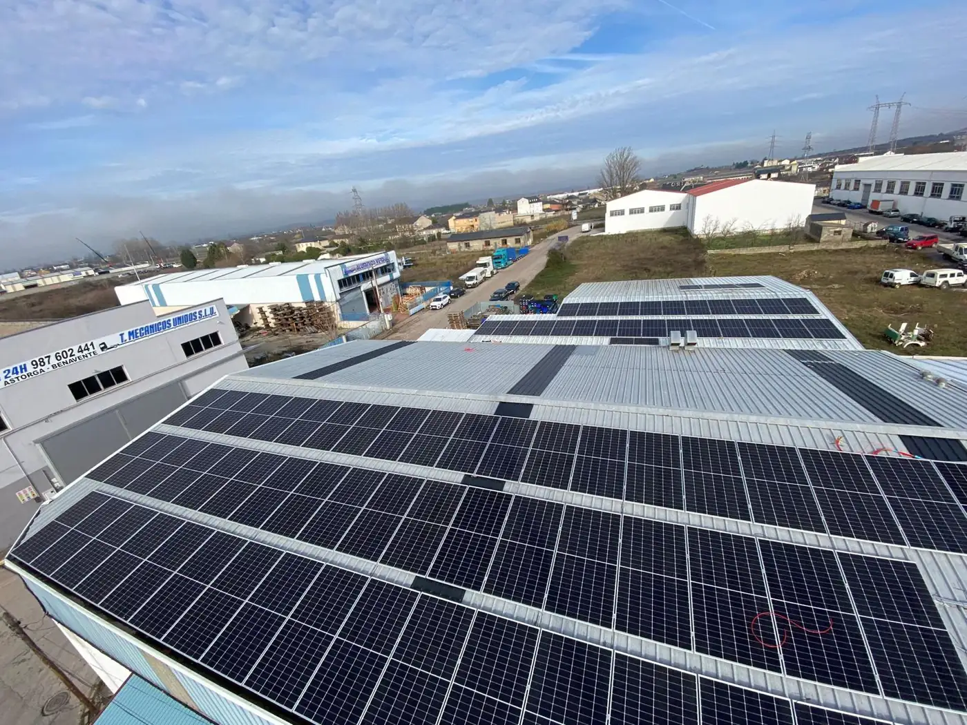 Energía solar · Fotovoltaica en nave industrial